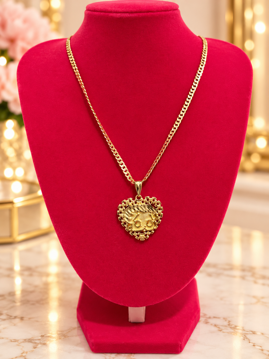 Betty Boop Heart Necklace
