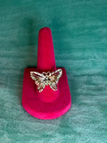 🦋✨ Classic Butterfly Statement Ring ✨🦋